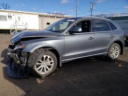 Salvage cars for sale at New Britain, CT auction: 2015 Audi Q5 Premium Plus