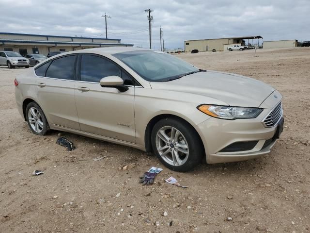 2018 Ford Fusion SE Hybrid