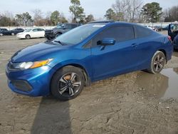 Salvage cars for sale at Hampton, VA auction: 2014 Honda Civic EX