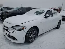 Salvage cars for sale at Woodhaven, MI auction: 2022 Alfa Romeo Giulia Super