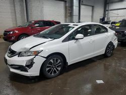 Salvage cars for sale at auction: 2013 Honda Civic EX