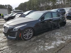 Salvage cars for sale at Seaford, DE auction: 2017 Cadillac CTS Luxury