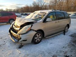 Salvage cars for sale at Ellwood City, PA auction: 2006 Toyota Sienna XLE