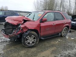 Salvage cars for sale at Arlington, WA auction: 2004 Acura MDX Touring