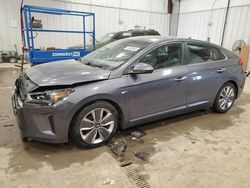 Salvage cars for sale at Franklin, WI auction: 2017 Hyundai Ioniq Limited