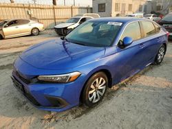 Honda salvage cars for sale: 2022 Honda Civic LX