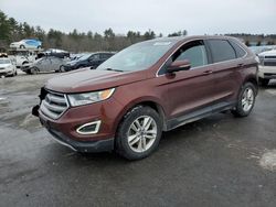 Salvage cars for sale at Windham, ME auction: 2015 Ford Edge SEL