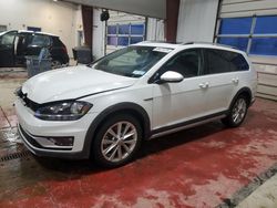 Volkswagen salvage cars for sale: 2018 Volkswagen Golf Alltrack S