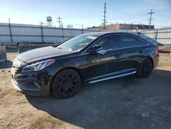 Salvage cars for sale at Chicago Heights, IL auction: 2017 Hyundai Sonata Sport