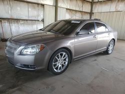 Chevrolet salvage cars for sale: 2011 Chevrolet Malibu LTZ