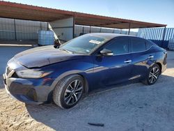 Salvage cars for sale at Andrews, TX auction: 2020 Nissan Maxima SV