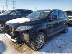 Salvage cars for sale at Elgin, IL auction: 2014 Audi Q7 Premium Plus