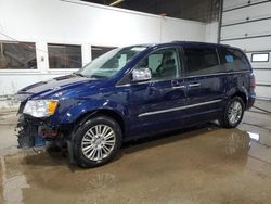 Salvage cars for sale from Copart Blaine, MN: 2015 Chrysler Town & Country Touring L