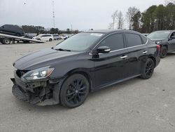 Nissan salvage cars for sale: 2017 Nissan Sentra SR Turbo