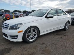 Salvage cars for sale from Copart East Granby, CT: 2013 Mercedes-Benz C 300 4matic