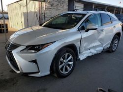 Salvage cars for sale at Fresno, CA auction: 2018 Lexus RX 350 Base