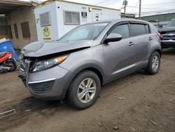 Salvage cars for sale at New Britain, CT auction: 2011 KIA Sportage LX