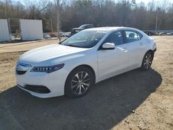 Salvage cars for sale at Grenada, MS auction: 2017 Acura TLX Tech