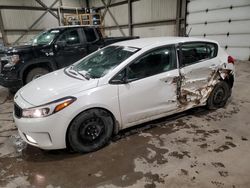 Salvage cars for sale from Copart Montreal Est, QC: 2018 KIA Forte LX