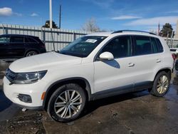 Salvage cars for sale from Copart Littleton, CO: 2013 Volkswagen Tiguan S