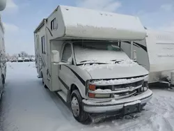 Salvage trucks for sale at Portland, MI auction: 2002 Chevrolet Express G3500