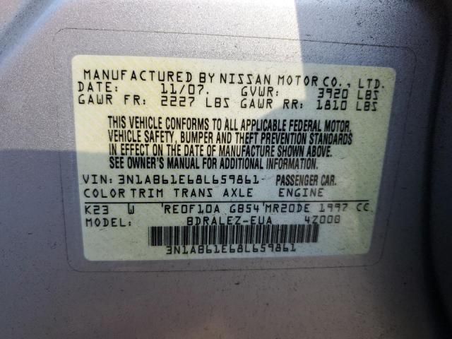 2008 Nissan Sentra 2.0