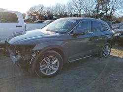 Salvage cars for sale at North Billerica, MA auction: 2023 Audi Q5 Premium 45