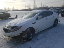 Salvage cars for sale at Montreal Est, QC auction: 2014 KIA Optima LX