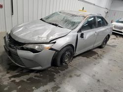 Salvage cars for sale at Windham, ME auction: 2017 Toyota Camry LE