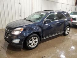 Salvage cars for sale at Franklin, WI auction: 2017 Chevrolet Equinox LT