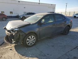 Toyota Corolla l salvage cars for sale: 2014 Toyota Corolla L