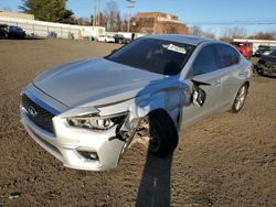 Salvage cars for sale at New Britain, CT auction: 2020 Infiniti Q50 Pure