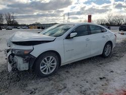 Salvage cars for sale at Barberton, OH auction: 2018 Chevrolet Malibu LT