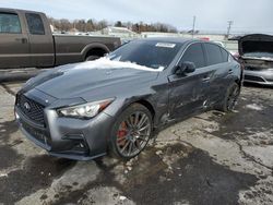 Salvage cars for sale from Copart Pennsburg, PA: 2018 Infiniti Q50 RED Sport 400