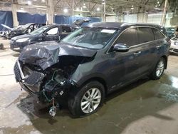 Salvage cars for sale at Woodhaven, MI auction: 2018 KIA Sorento LX