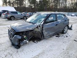 Salvage cars for sale at West Warren, MA auction: 2021 Nissan Kicks S