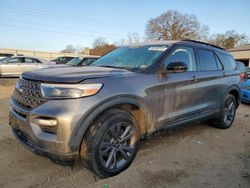 Salvage cars for sale at Chatham, VA auction: 2022 Ford Explorer XLT