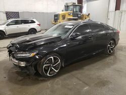 Salvage cars for sale at Avon, MN auction: 2022 Honda Accord Hybrid Sport