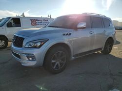 Salvage cars for sale at Martinez, CA auction: 2016 Infiniti QX80