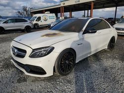 Salvage cars for sale at Riverview, FL auction: 2018 Mercedes-Benz C 63 AMG