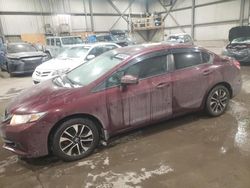 Honda salvage cars for sale: 2015 Honda Civic LX