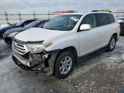 Salvage cars for sale at Cahokia Heights, IL auction: 2012 Toyota Highlander Base