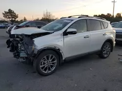 Salvage cars for sale at San Martin, CA auction: 2018 Toyota Rav4 HV Limited