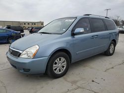 Salvage cars for sale at Wilmer, TX auction: 2012 KIA Sedona LX