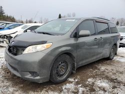 Salvage cars for sale at Bowmanville, ON auction: 2011 Toyota Sienna LE