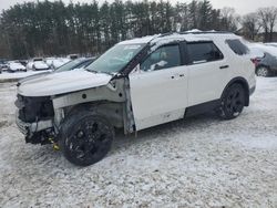 Salvage cars for sale at North Billerica, MA auction: 2019 Ford Explorer Sport