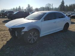 Volkswagen salvage cars for sale: 2021 Volkswagen Passat SE