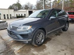 Volkswagen salvage cars for sale: 2015 Volkswagen Touareg V6 TDI