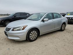 Vehiculos salvage en venta de Copart San Antonio, TX: 2012 Honda Accord LX