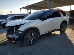 Salvage cars for sale at Anthony, TX auction: 2022 Nissan Pathfinder Platinum